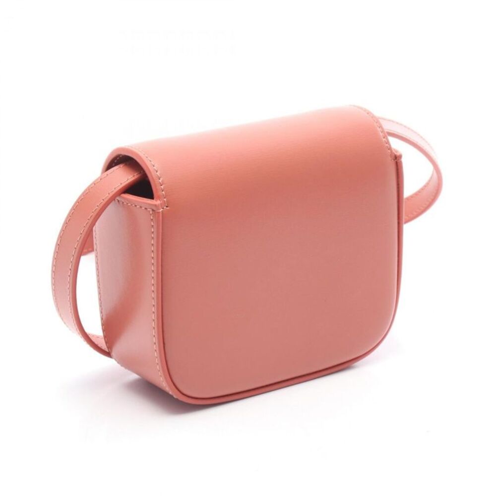 Celine Mini Claude Shoulder Bag Leather Orange - Picture 2 of 5